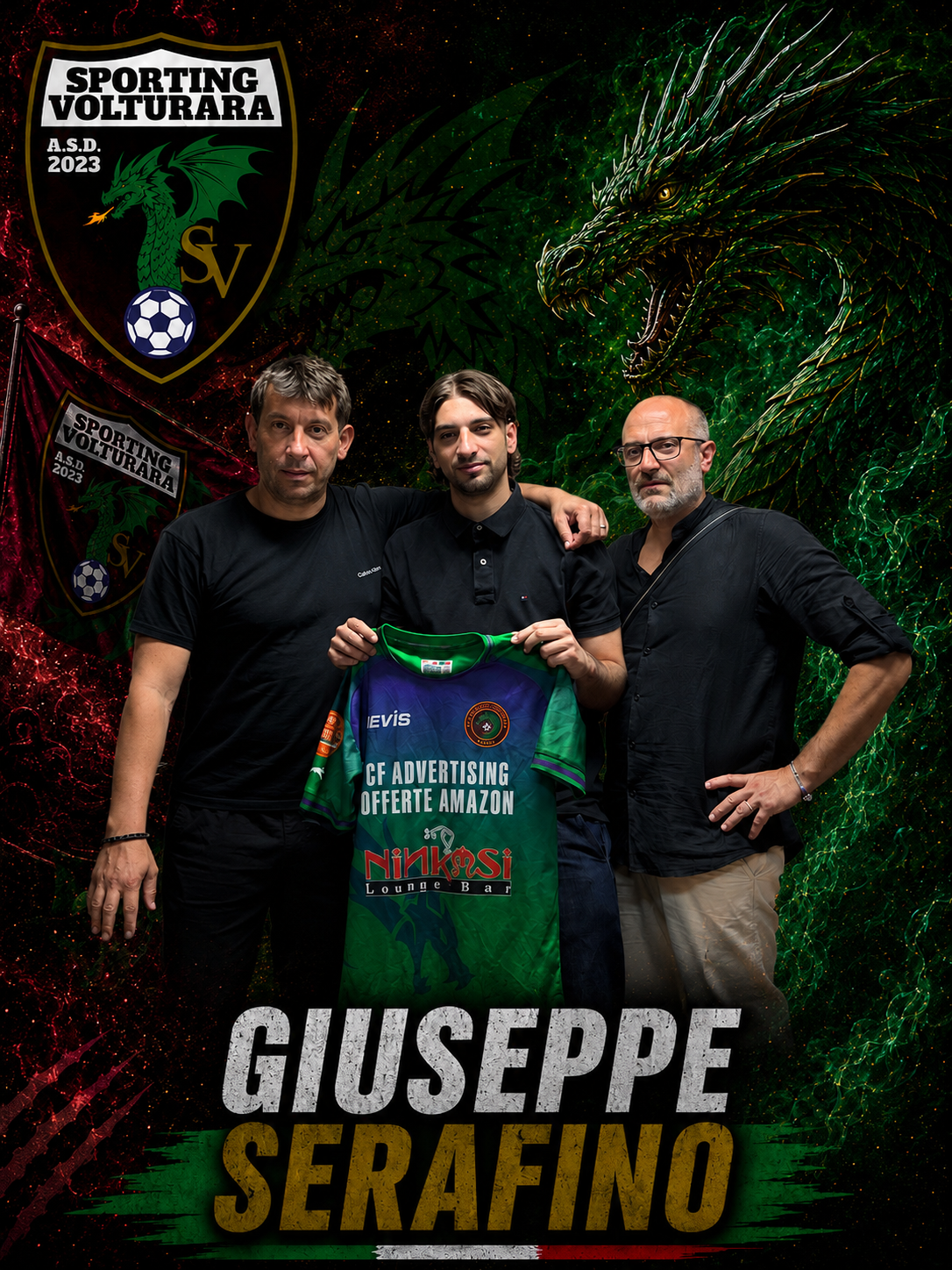 Un Centrocampista di livello in arrivo allo Sporting Volturara