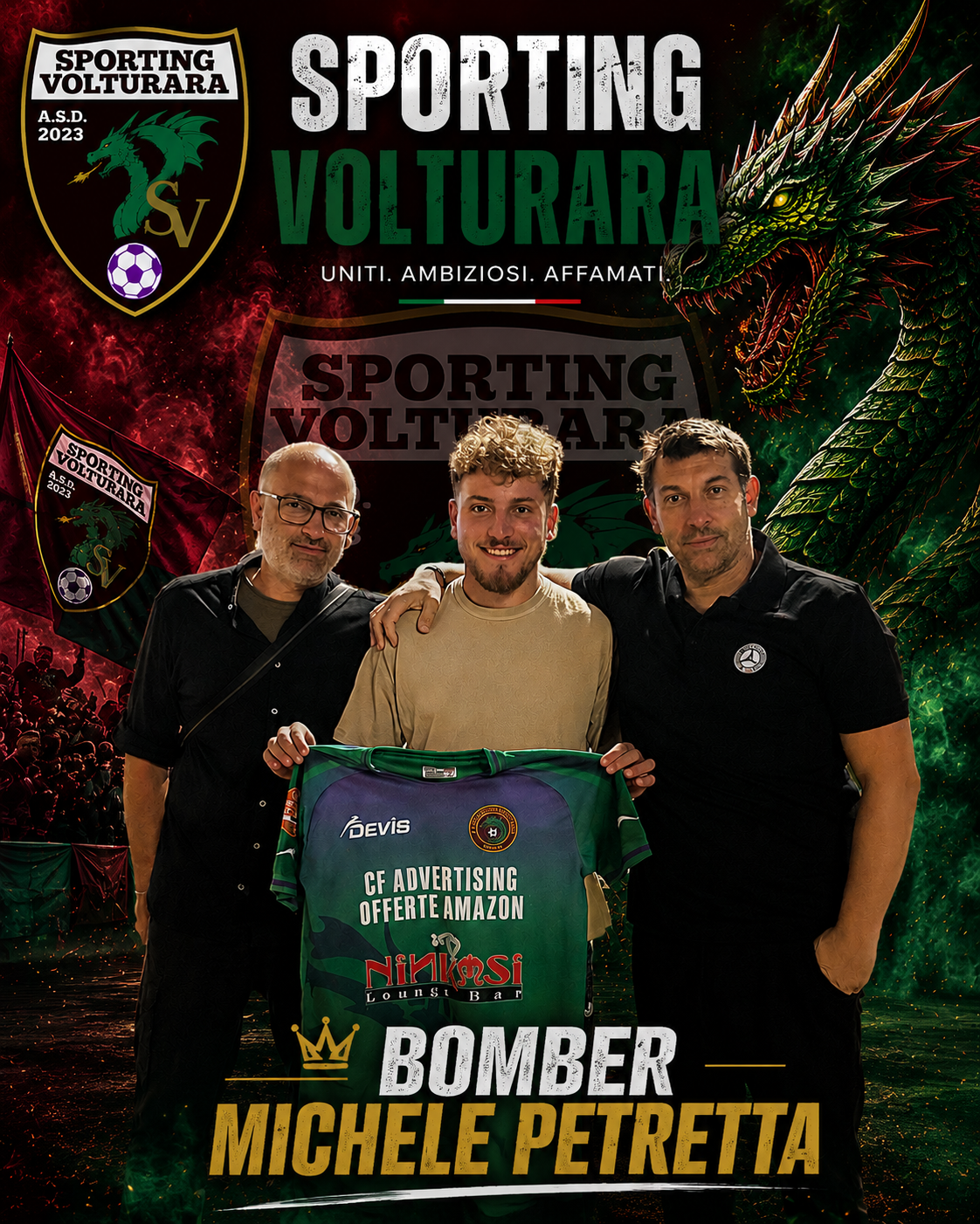 Michele Petretta passa allo Sporting Volturara
